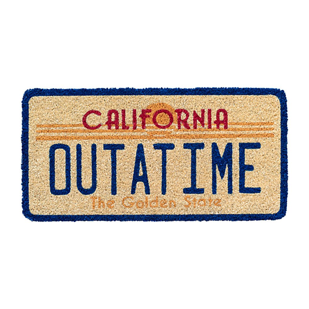 BACK TO THE FUTURE バックトゥザフューチャー (劇場公開 40周年 ) - NUMBER PLATE / ドアマット - PGS
